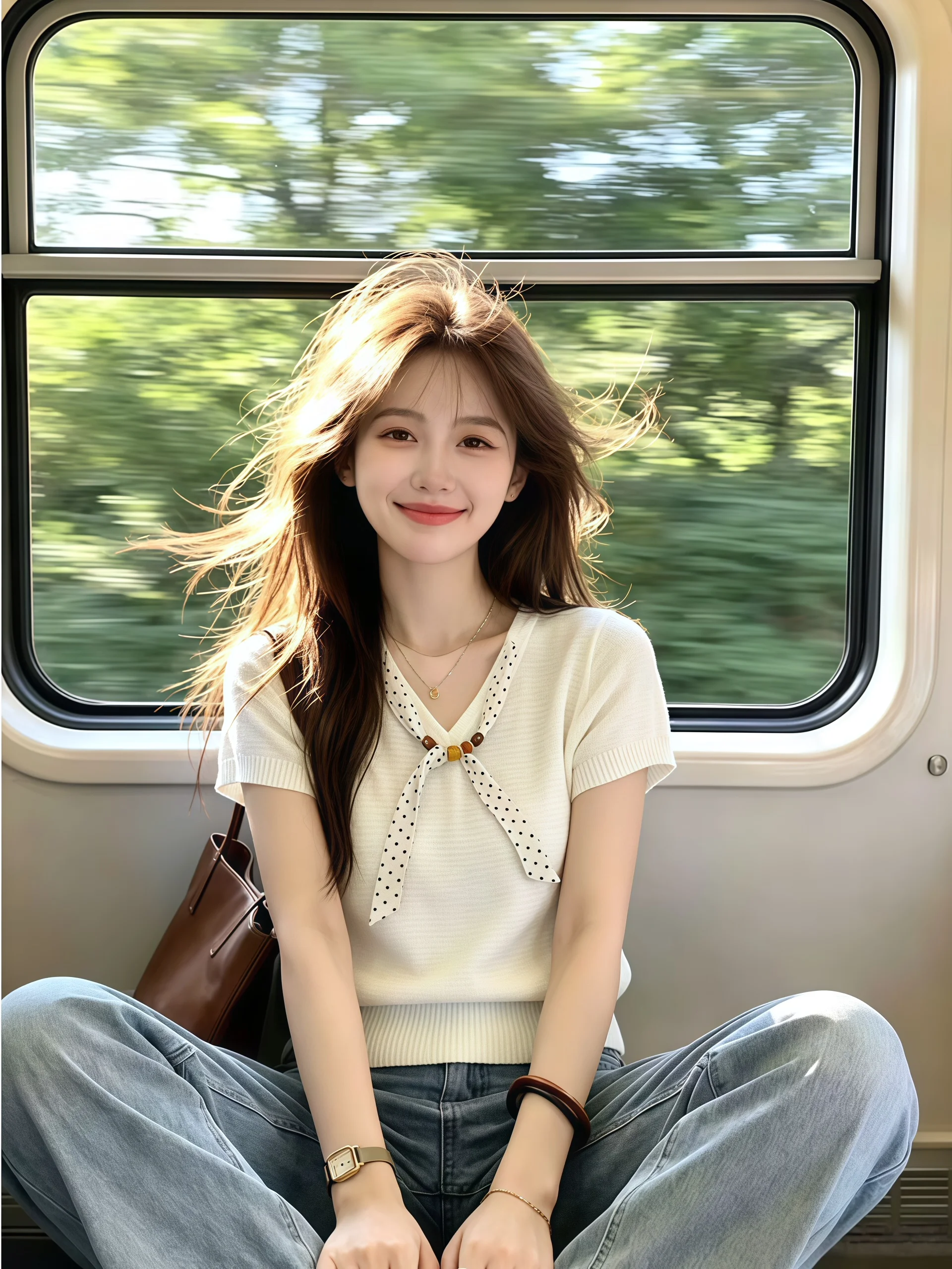 Summer New Style V-Neck Short Sleeve Knitted Shirt Women's Self-Preservation Polka Dot Scarf Commute Korean Version Straight Cut
Summer New Style V-Neck Short Sleeve Knitted Shirt Women's Self-Preservation Polka Dot Scarf Commute Korean Version Straight Cut