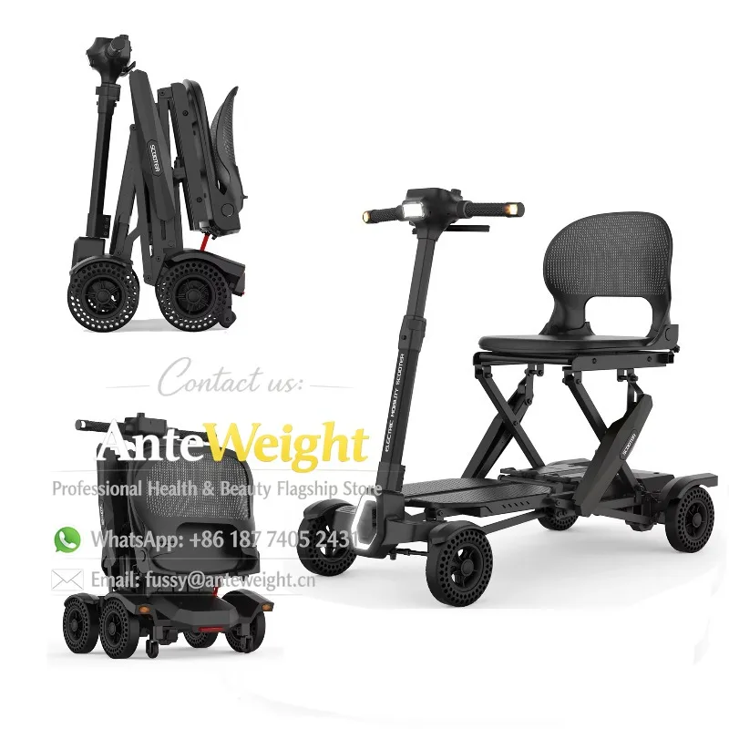 250W All-Terrain 4-Wheel Mobility Scooter Fully Automatic Folding Design for Elderly Adults
250W All-Terrain 4-Wheel Mobility Scooter Fully Automatic Folding Design for Elderly Adults