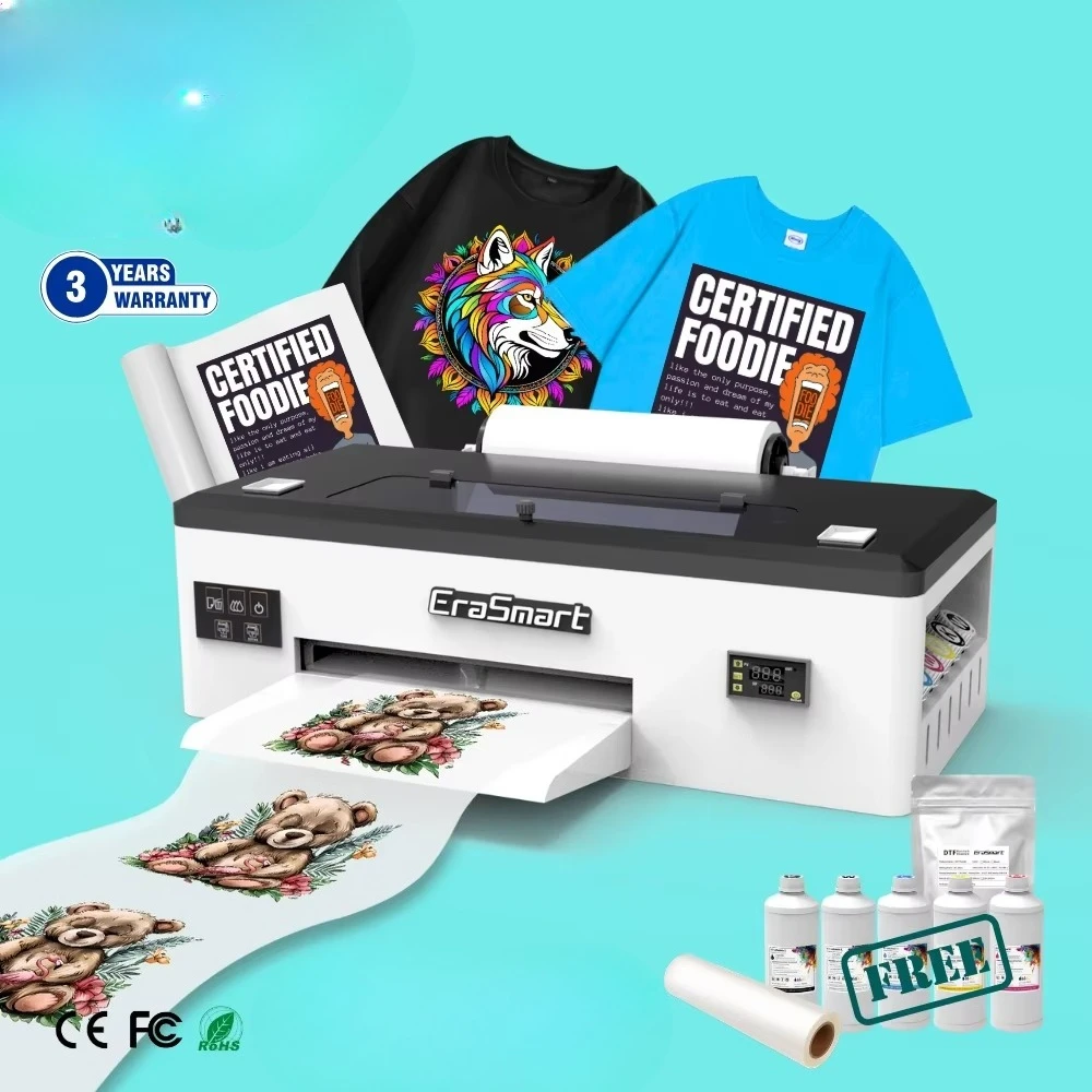 Erasmart A3 Impresora DTF Printer Printing Press Digital T-Shirt Printing Press Printer 30cm Impresora Small DTF Printer
Erasmart A3 Impresora DTF Printer Printing Press Digital T-Shirt Printing Press Printer 30cm Impresora Small DTF Printer