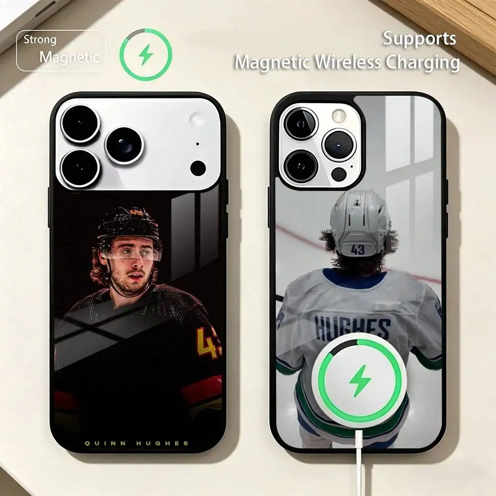 Ice hockey player Q-Quinn H-Hughes Phone Case For iPhone17,16,15,14,13,12,11 Plus,Pro Compatible with magnetic wireless charging
Ice hockey player Q-Quinn H-Hughes Phone Case For iPhone17,16,15,14,13,12,11 Plus,Pro Compatible with magnetic wireless charging
