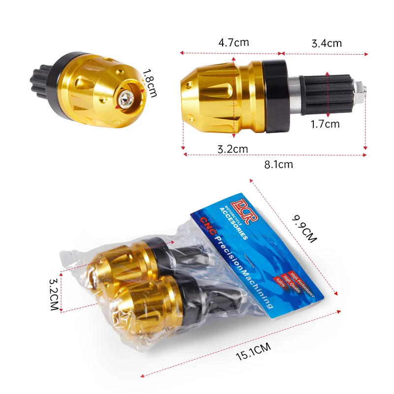 2Pcs Motorcycle Universal Handlebar Grips Handle Bar Cap End Plugs Counterweight Protective Aesthetic Accessories
2Pcs Motorcycle Universal Handlebar Grips Handle Bar Cap End Plugs Counterweight Protective Aesthetic Accessories