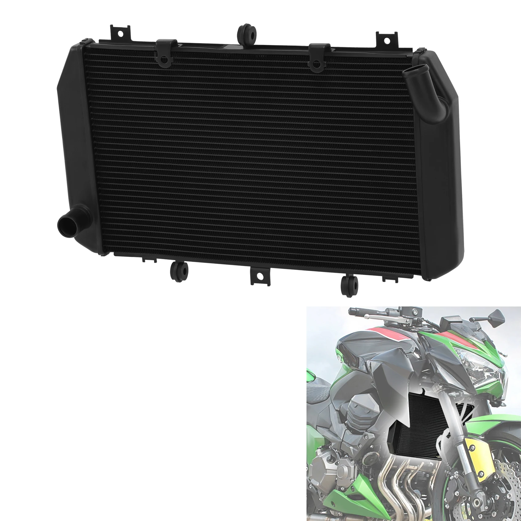 Motorcycle Black Radiator Fit For Kawasaki Z1000 2007-2009 Z750 2010 Z800 2016 ZR800 2013-2015
Motorcycle Black Radiator Fit For Kawasaki Z1000 2007-2009 Z750 2010 Z800 2016 ZR800 2013-2015