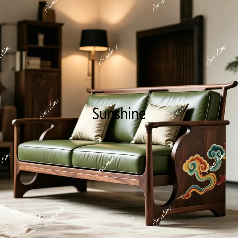 Straight row, new Chinese auspicious clouds, living room sofa customization, simple and modern
Straight row, new Chinese auspicious clouds, living room sofa customization, simple and modern