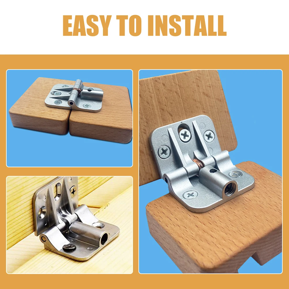180 Degree Zinc Alloy Hinges for Furniture Cabinet Desk Foldable Table Small Wardrobe Hardware Metal 90 Degree Positioning Easy
180 Degree Zinc Alloy Hinges for Furniture Cabinet Desk Foldable Table Small Wardrobe Hardware Metal 90 Degree Positioning Easy