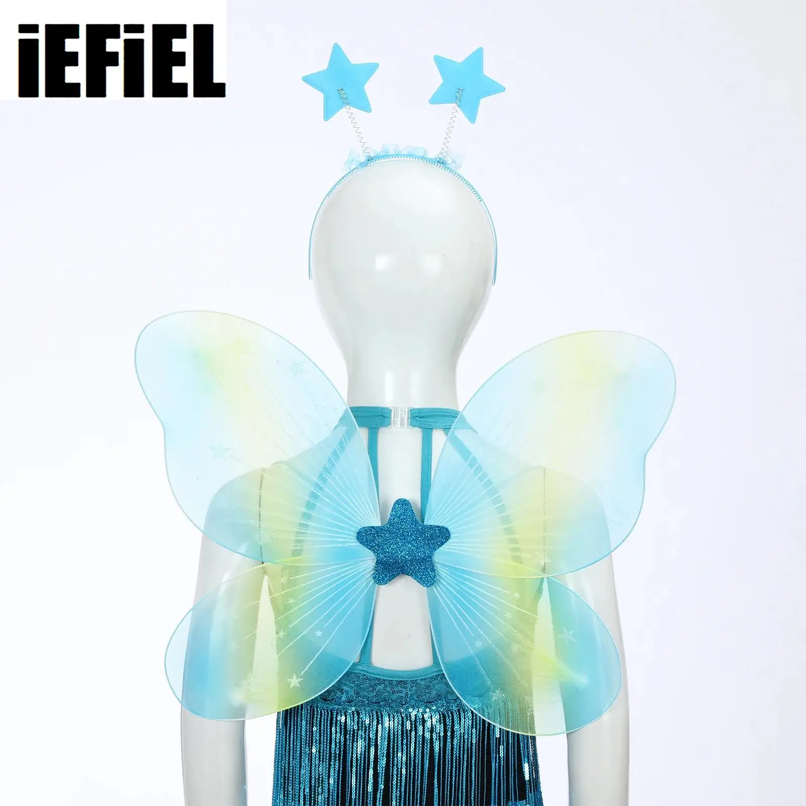 Forest Fairy Costume Accessorie Butterfly Wing Halloween Elf Cosplay Costume Witch Wing Elf Ears Carnival Party Photography Deco
Forest Fairy Costume Accessorie Butterfly Wing Halloween Elf Cosplay Costume Witch Wing Elf Ears Carnival Party Photography Deco