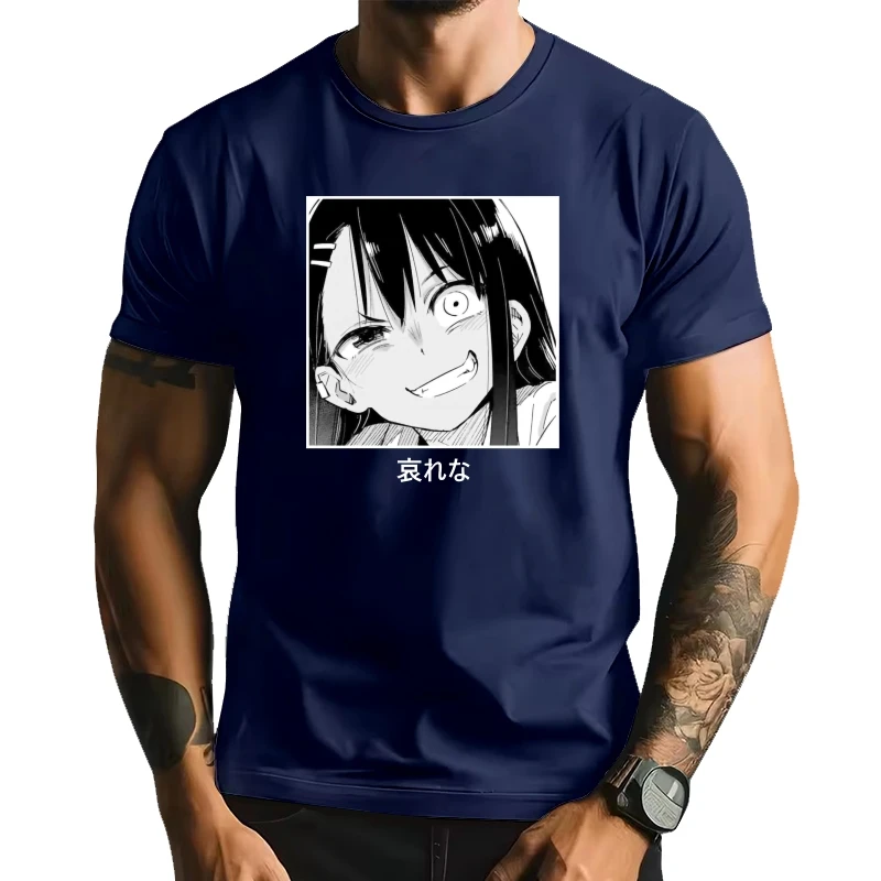 Не игрушка со мной, футболка с улыбкой Miss Nagatoro, Новое поступление, мужская классическая летняя мужская одежда с графическим рисунком, хлопковая футболка в стиле Харадзюку
Не игрушка со мной, футболка с улыбкой Miss Nagatoro, Новое поступление, мужская классическая летняя мужская одежда с графическим рисунком, хлопковая футболка в стиле Харадзюку