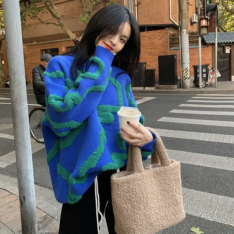 2024 New Arrival Autumn Winter Korean Style Women Casual Loose O-neck Cartoon Pullover All-matched Long Sleeve Sweater P325
2024 New Arrival Autumn Winter Korean Style Women Casual Loose O-neck Cartoon Pullover All-matched Long Sleeve Sweater P325