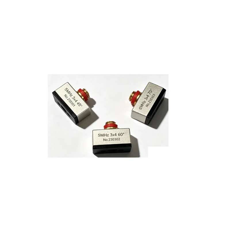 NDT Angle Probe Transducer 2MHz/4MHz ,3x4 4x5 8x6 8x9 10x10 14x14 for Ultrasonic Probe Transducer NDT Testing
NDT Angle Probe Transducer 2MHz/4MHz ,3x4 4x5 8x6 8x9 10x10 14x14 for Ultrasonic Probe Transducer NDT Testing