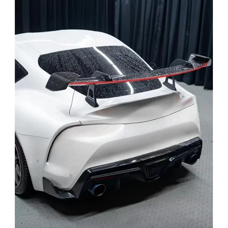 PU Style Dry Carbon Fiber Rear Wing LED Spoiler For GR Supra A90 A91 Mk5
PU Style Dry Carbon Fiber Rear Wing LED Spoiler For GR Supra A90 A91 Mk5