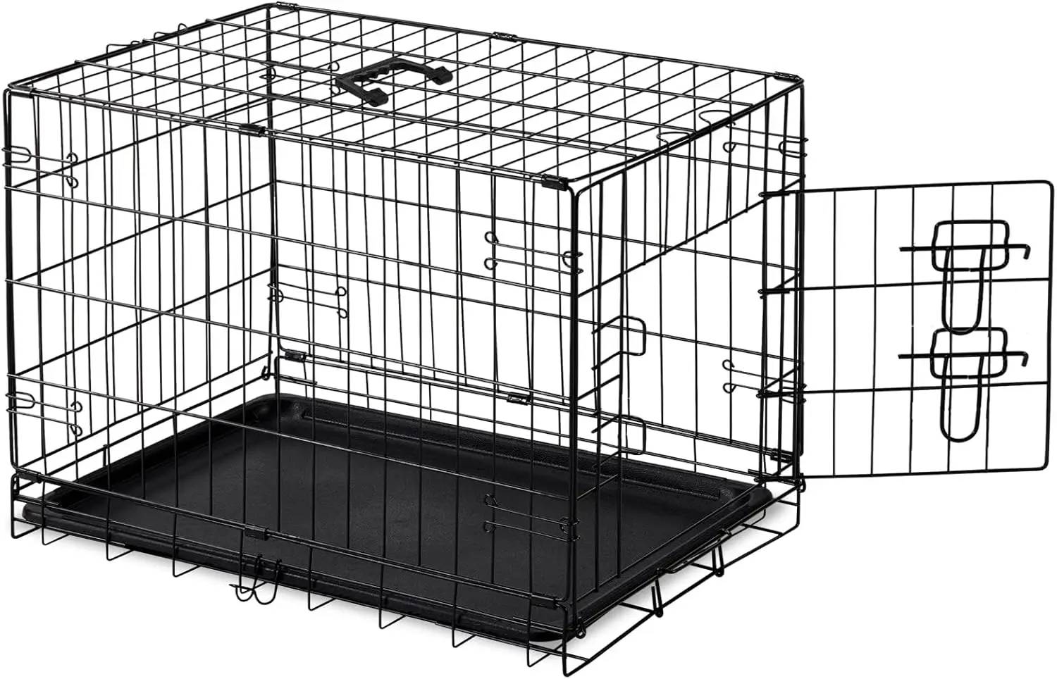 30 Inch Medium Single Door Dog Cage with Leak-Proof Pan, Folding Metal Wire Kennel for Indoor Outdoor Travel
30 Inch Medium Single Door Dog Cage with Leak-Proof Pan, Folding Metal Wire Kennel for Indoor Outdoor Travel