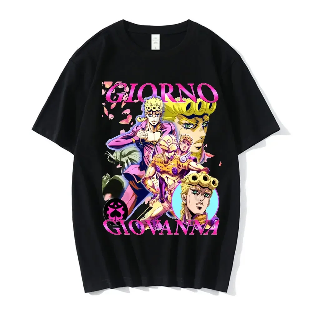 Anime Jojo Bizarre Adventure Graphic Men‘s T-Shirt Women Fashion Short Sleeve Casual Tops Cotton Oversize Tops Streetwear
Anime Jojo Bizarre Adventure Graphic Men‘s T-Shirt Women Fashion Short Sleeve Casual Tops Cotton Oversize Tops Streetwear