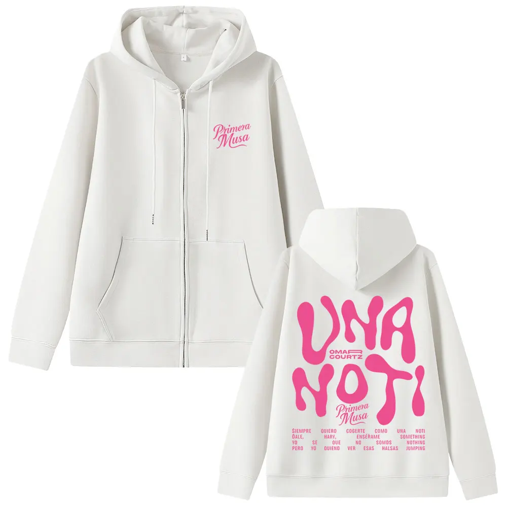 Rapper Omar Courtz Primera Musa Zipper Hoodie Men Women Fashion Hip Hop Oversized Zip Up Jacket Casual Vintage Zip Up Sweatshirt
Rapper Omar Courtz Primera Musa Zipper Hoodie Men Women Fashion Hip Hop Oversized Zip Up Jacket Casual Vintage Zip Up Sweatshirt