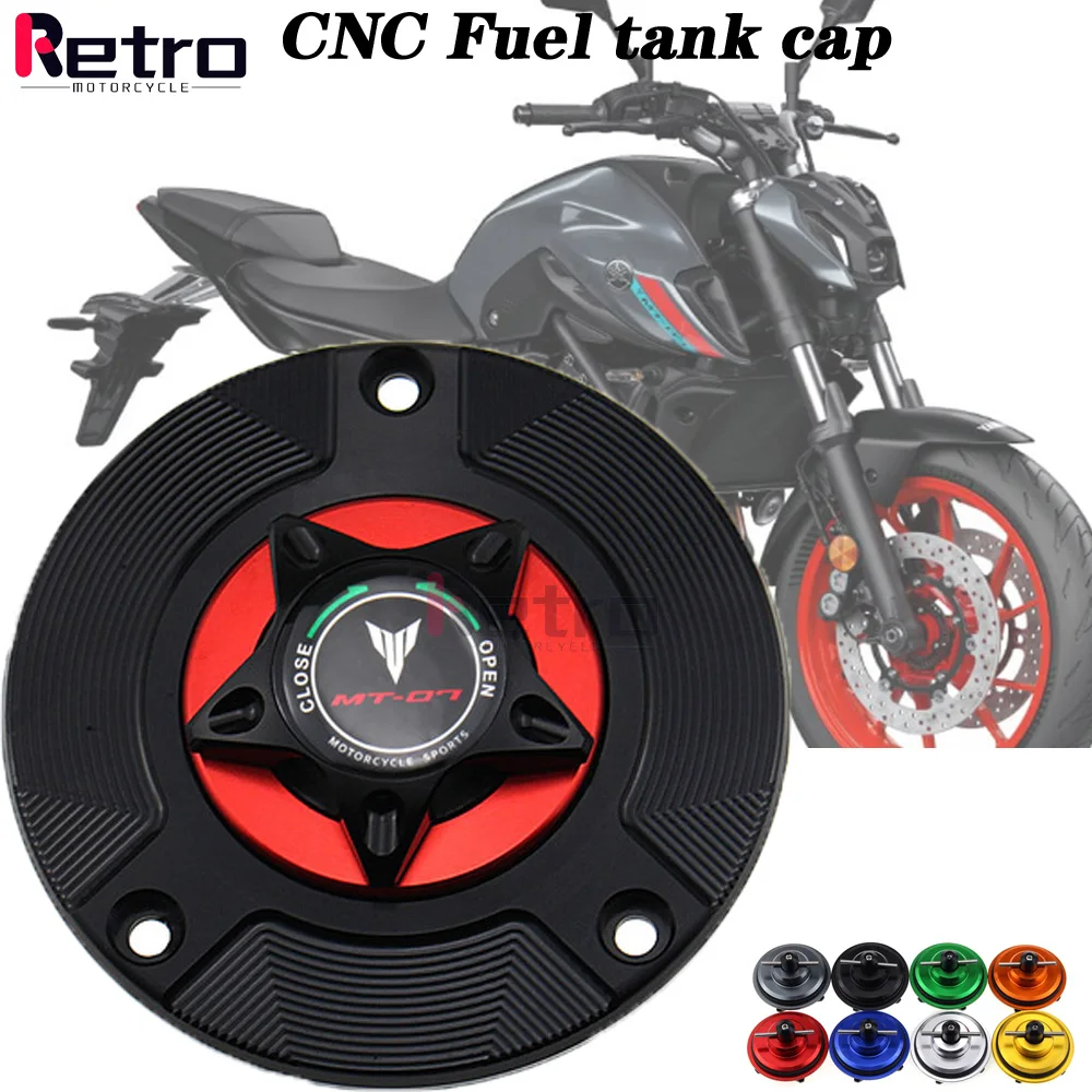 For YAMAHA MT-07 MT 07 FZ-07 FZ07 FZ 07 2014-2019 LOGO MT-07 Motorcycle Accessories Gas Fuel Tank Cap Cover CNC Aluminum
For YAMAHA MT-07 MT 07 FZ-07 FZ07 FZ 07 2014-2019 LOGO MT-07 Motorcycle Accessories Gas Fuel Tank Cap Cover CNC Aluminum