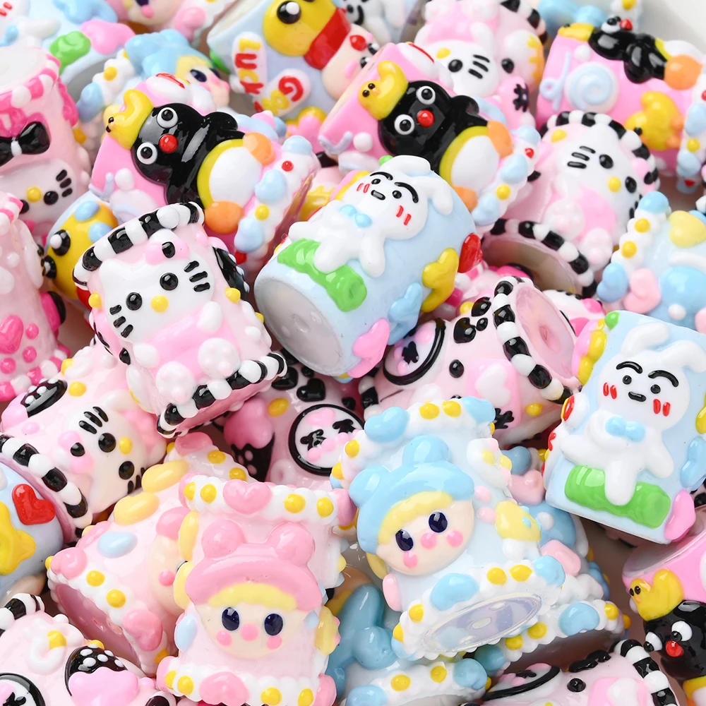 3Pcs Random Mixing Sanrio Hand Drawn Resin Beads Cylindrical Jewelry Spacer Bead For DIY Handmade Baby Pacifier Chain Accessorie
3Pcs Random Mixing Sanrio Hand Drawn Resin Beads Cylindrical Jewelry Spacer Bead For DIY Handmade Baby Pacifier Chain Accessorie