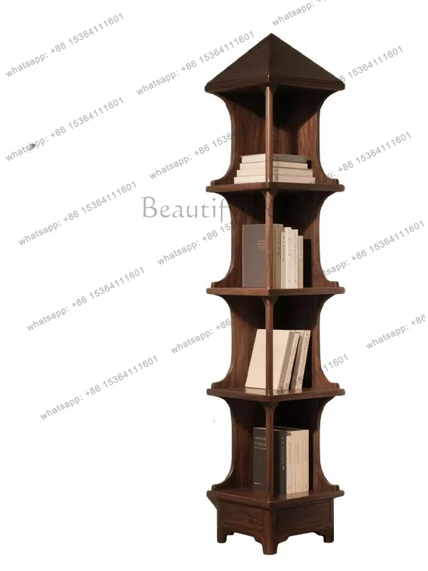 8Special-shaped bookshelf New Chinese-style North American black walnut solid wood storage Practical Balcony storage rack
8Special-shaped bookshelf New Chinese-style North American black walnut solid wood storage Practical Balcony storage rack