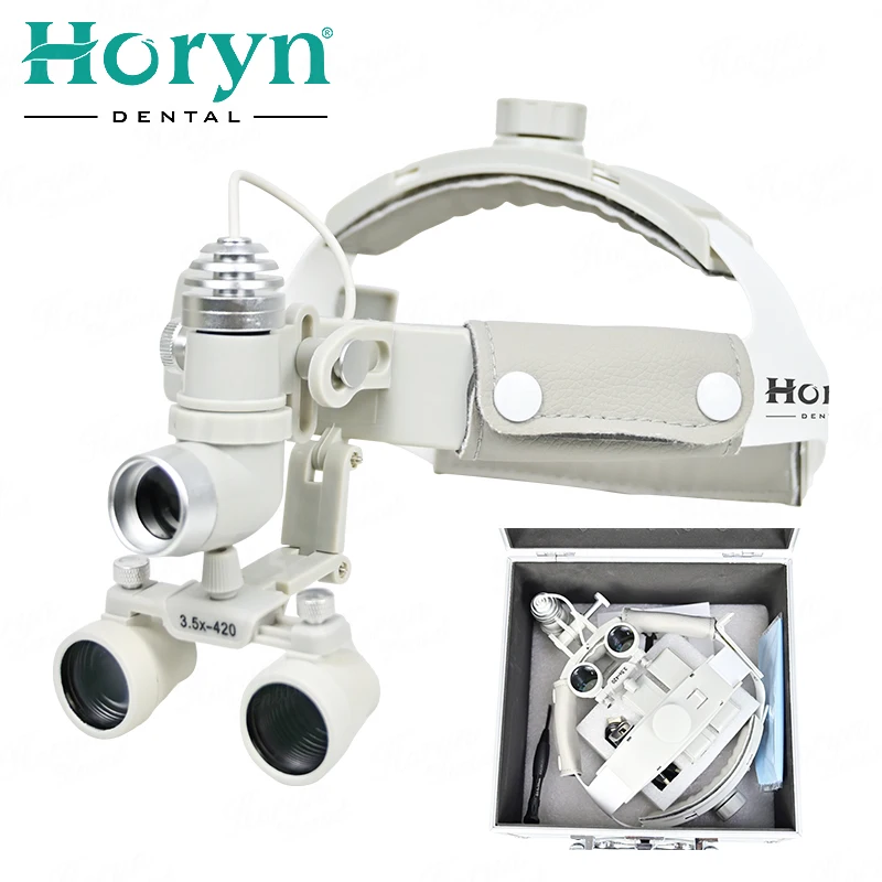 Customized den tal Headlight 2.5X/3.5X Loupe Prismatic Wireless 5W Surgical LED Headlamp ENT Portable Double Batteries
Customized den tal Headlight 2.5X/3.5X Loupe Prismatic Wireless 5W Surgical LED Headlamp ENT Portable Double Batteries