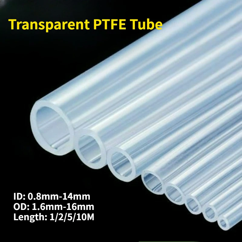 1/2/5/10M Transparent PTFE Tube ID 0.8 1 2 2.5 3 4 5 6 7~14mm FEP Insulated Hose Extruder J-head Rigid Pipe for 3D Printer Parts
1/2/5/10M Transparent PTFE Tube ID 0.8 1 2 2.5 3 4 5 6 7~14mm FEP Insulated Hose Extruder J-head Rigid Pipe for 3D Printer Parts