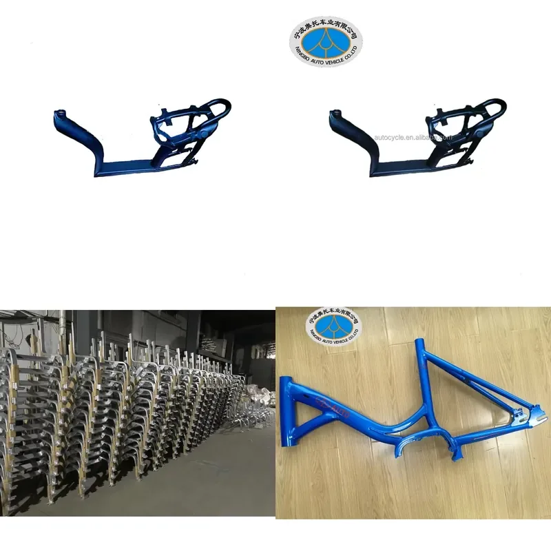 Chinese Factory Manufactured Aluminum Frame with tank for Motorized Bicycle, E-motor, Electric Motorcycle
Chinese Factory Manufactured Aluminum Frame with tank for Motorized Bicycle, E-motor, Electric Motorcycle