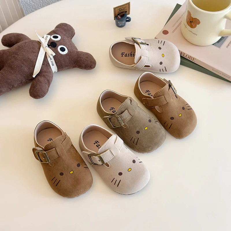 Children's Birken Shoes Khaki Cartoon Simple Boys Girls Toddler Shoes 1-8 Years Old Beige Soft Bottom Non-slip Kids Single Shoes
Children's Birken Shoes Khaki Cartoon Simple Boys Girls Toddler Shoes 1-8 Years Old Beige Soft Bottom Non-slip Kids Single Shoes