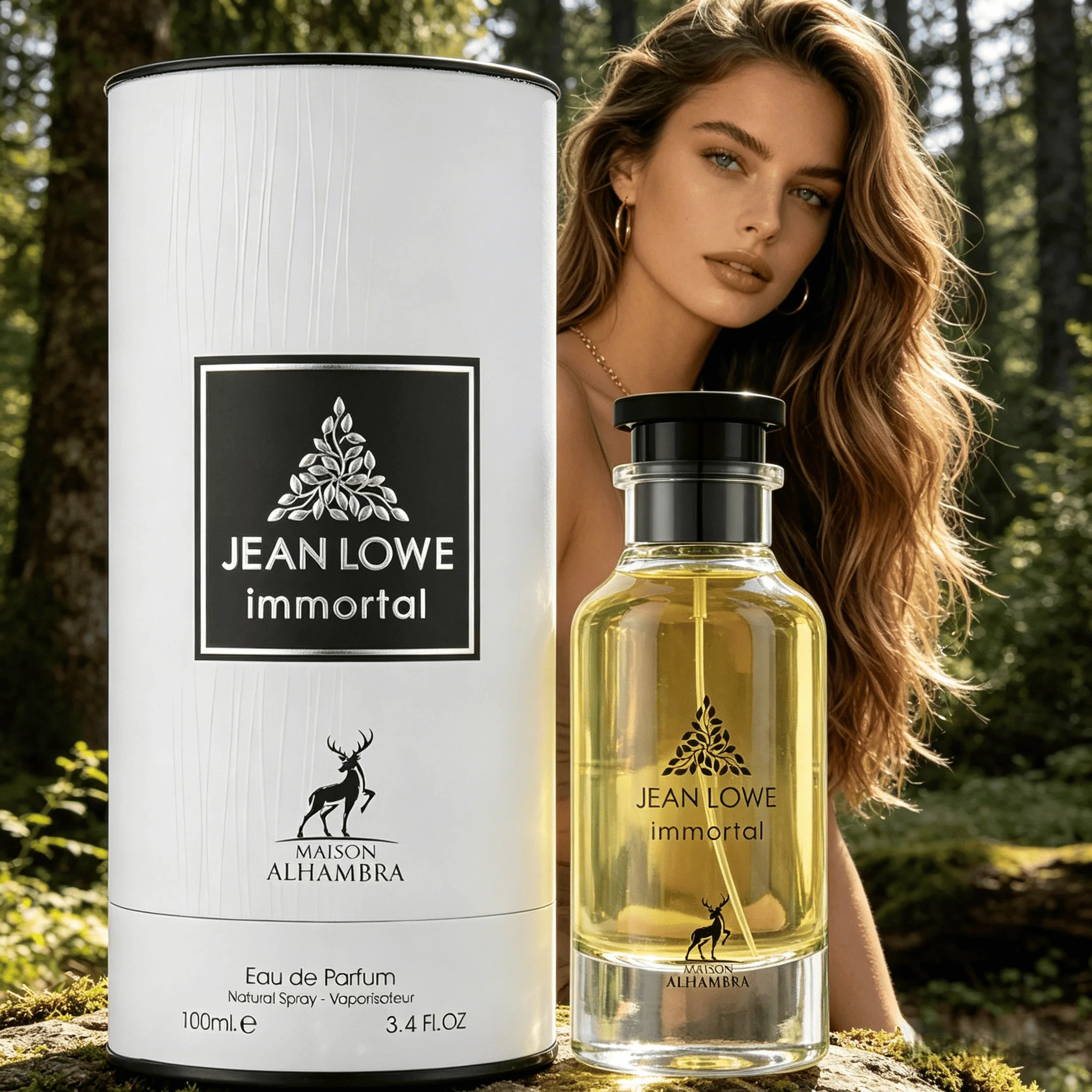 Men's Eau de Parfum Spray 3.4 oz, long-lasting fragrance with amber, woody, citrus and fruity notes, elegant and attractive
Men's Eau de Parfum Spray 3.4 oz, long-lasting fragrance with amber, woody, citrus and fruity notes, elegant and attractive