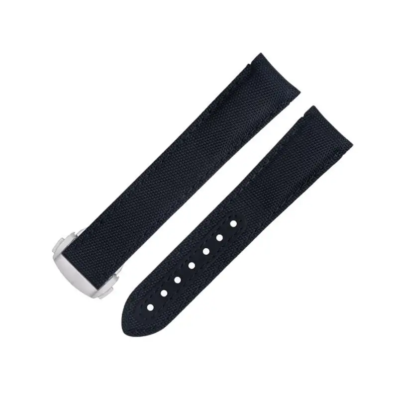 For Omega Strap AT150 Seamaster 300 Planet Ocean De Ville Speedmaster Curved End Watch Band 20mm Black Line High Density Nylon
For Omega Strap AT150 Seamaster 300 Planet Ocean De Ville Speedmaster Curved End Watch Band 20mm Black Line High Density Nylon