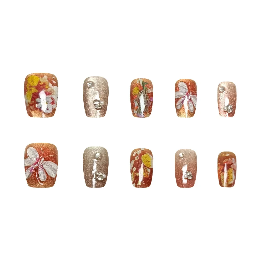 2026 New Minimalist Cat Eye Nail Tips, Rhinestone Nail Tips, 3D Butterfly Nail Art with a High-End Feel
2026 New Minimalist Cat Eye Nail Tips, Rhinestone Nail Tips, 3D Butterfly Nail Art with a High-End Feel