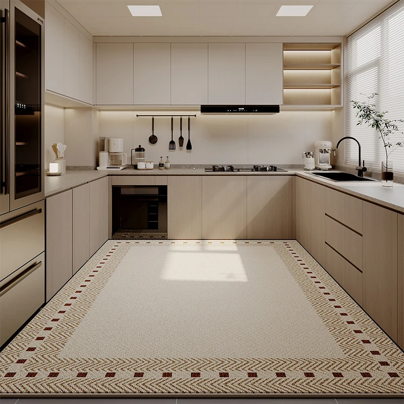 Kitchen Floor Mat Anti-fouling Wear-resistant Large Size Full Spread Carpet Modern Minimalist Style Carpets Home Decoration Rug
Kitchen Floor Mat Anti-fouling Wear-resistant Large Size Full Spread Carpet Modern Minimalist Style Carpets Home Decoration Rug