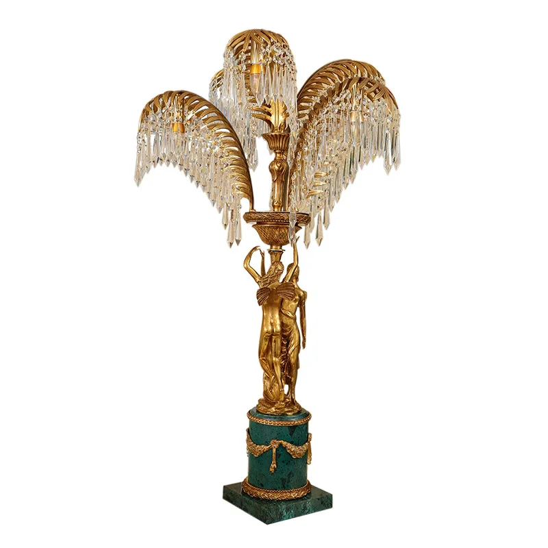 All-copper crystal desk lamp indoor home improvement living room study bedroom bedside decoration lobby foyer welcome lamp
All-copper crystal desk lamp indoor home improvement living room study bedroom bedside decoration lobby foyer welcome lamp