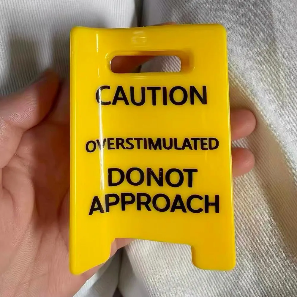 Funny Shark Clip Caution Overstimulated Desk Sign Hair Claw Do Not Disturb Students Crab Hair Clip Office Home Hair Accessories
Funny Shark Clip Caution Overstimulated Desk Sign Hair Claw Do Not Disturb Students Crab Hair Clip Office Home Hair Accessories