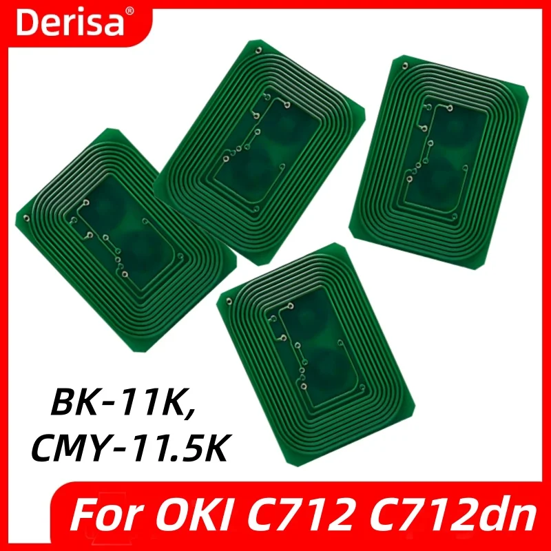 4 шт. чипов для тонера OKI C712 C712dn 46507616 46507615/14/13; 46507604 46507603/02/01; 46507628 46507627/26/25; 46507612 46507611
4 шт. чипов для тонера OKI C712 C712dn 46507616 46507615/14/13; 46507604 46507603/02/01; 46507628 46507627/26/25; 46507612 46507611