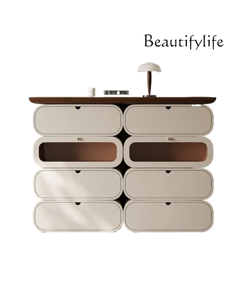 LXcream style solid wood eight-bucket cabinet, living room against the wall, large-capacity creative decorative storage cabinets 
LXcream style solid wood eight-bucket cabinet, living room against the wall, large-capacity creative decorative storage cabinets