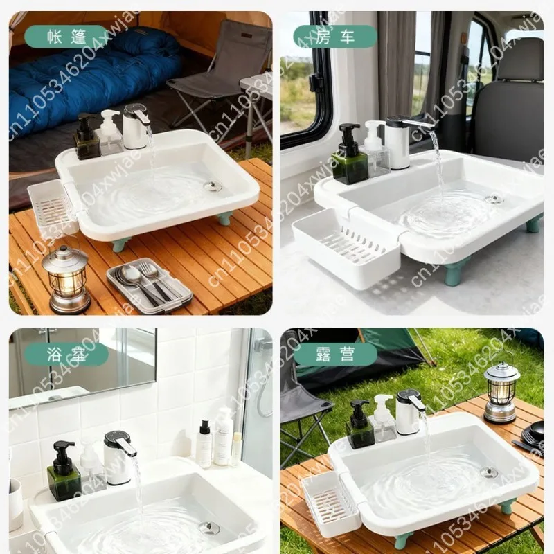 Large Capacity Camp Sink with Detachable Faucet for Washing Food and Dishes Outdoor Utility
Large Capacity Camp Sink with Detachable Faucet for Washing Food and Dishes Outdoor Utility