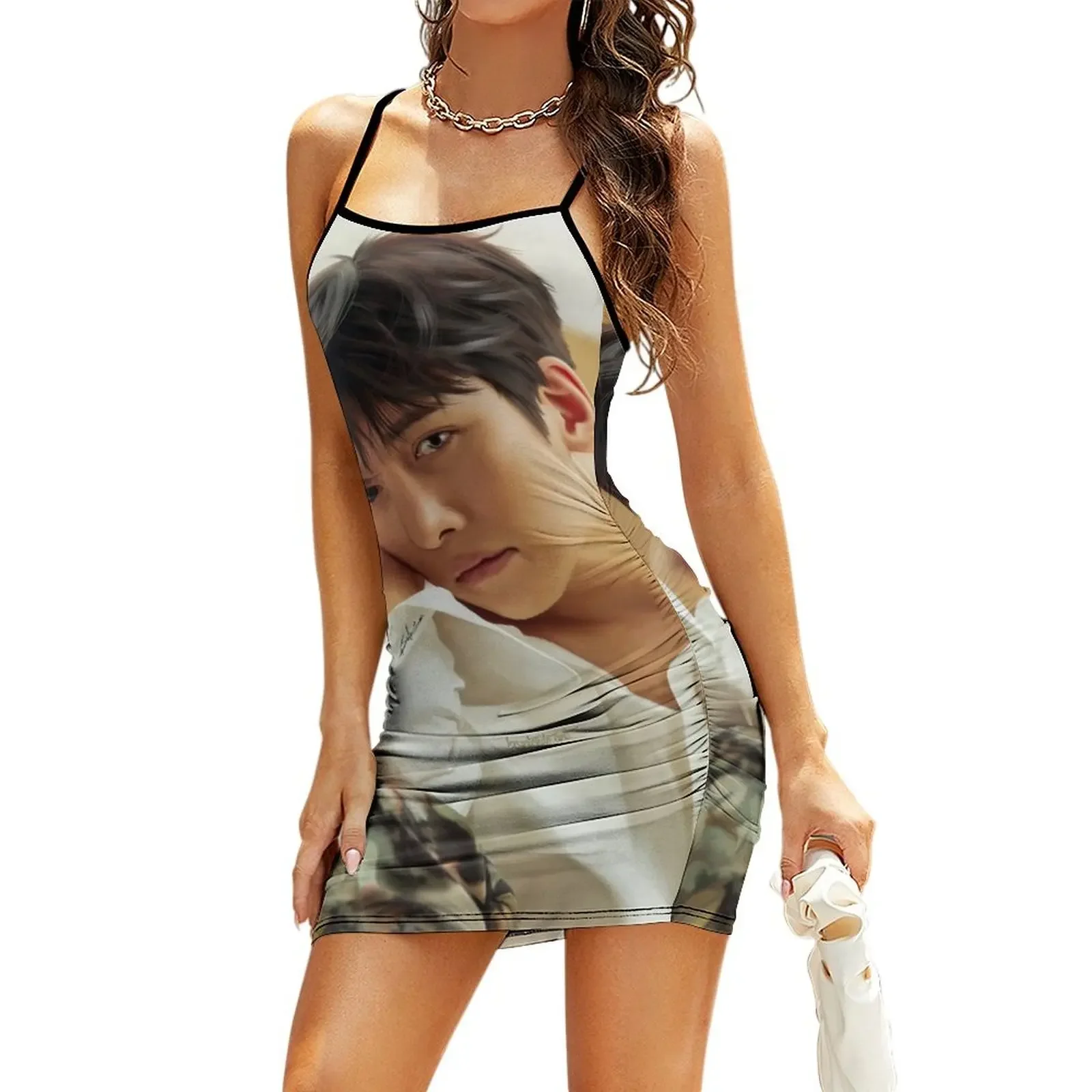 Stunning Ji Chang Wook Sling Dress summer dress daily Women long dress beach outfits for women
Stunning Ji Chang Wook Sling Dress summer dress daily Women long dress beach outfits for women