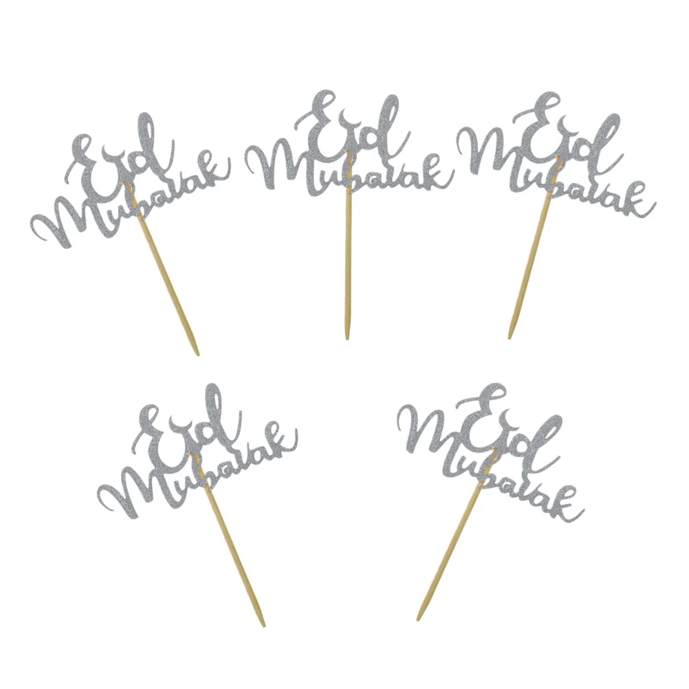 5 Pcs Card for Eid -Fitr Cake Decor Topper Cupcake Pick Decorations Toppers Hat Picks
5 Pcs Card for Eid -Fitr Cake Decor Topper Cupcake Pick Decorations Toppers Hat Picks