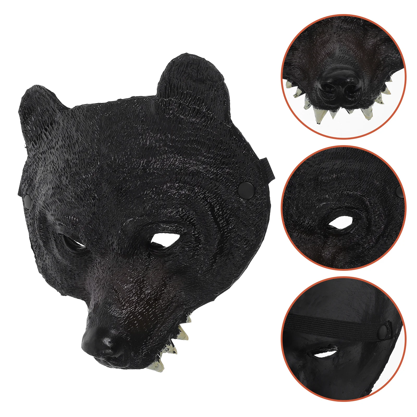 Bear Mask Soft Lightweight Animal Face Mask For Halloween Masquerade Party Cosplay Costume Accessory Furry Mardi Gras
Bear Mask Soft Lightweight Animal Face Mask For Halloween Masquerade Party Cosplay Costume Accessory Furry Mardi Gras
