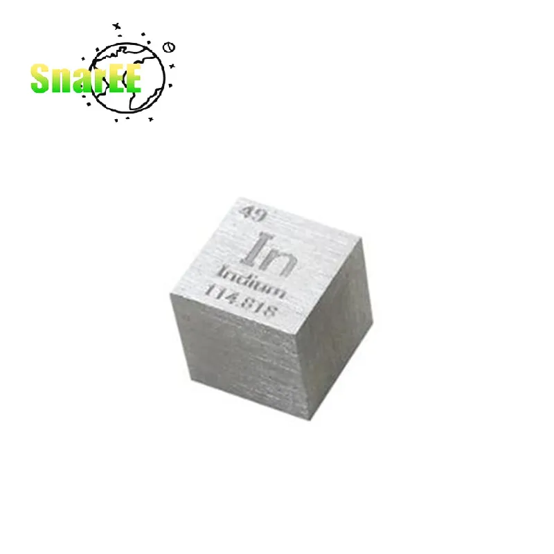Indium (In) Cube Indium Block Chemical Element Cube Multi Specification Polished Surface
Indium (In) Cube Indium Block Chemical Element Cube Multi Specification Polished Surface
