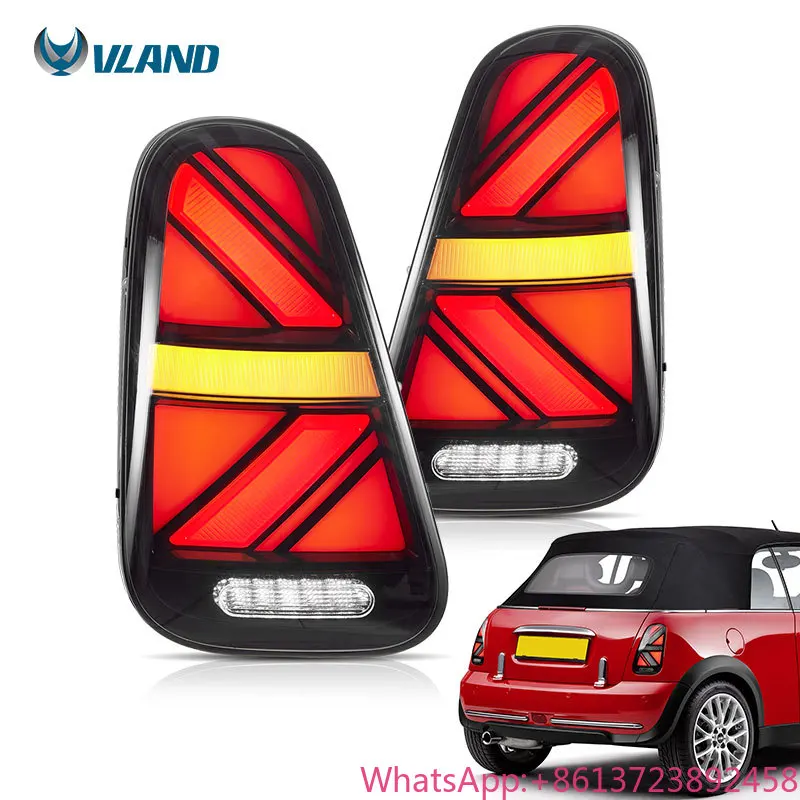 VLAND Factory LED Taillights Sequential Turn Signal Rear Tail Lamp 2001-2006 for BMW Mini R50 R52 R53
VLAND Factory LED Taillights Sequential Turn Signal Rear Tail Lamp 2001-2006 for BMW Mini R50 R52 R53