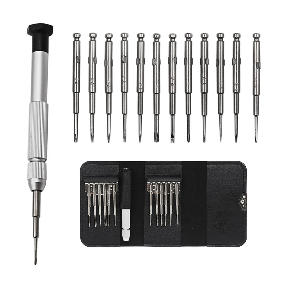 Precision Screwdriver Set Mini Portable Tool Kit for Electronics Repair 13 in 1 Small Multi Purpose Disassembly for Phones
Precision Screwdriver Set Mini Portable Tool Kit for Electronics Repair 13 in 1 Small Multi Purpose Disassembly for Phones
