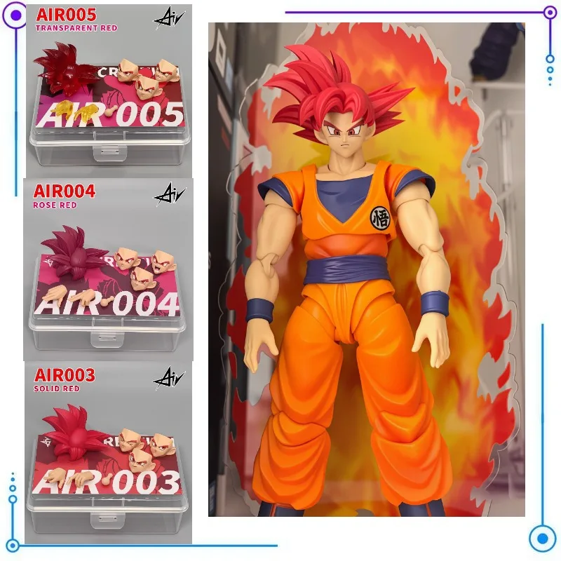 In StocK Dragon Ball AIR Studio AIR003/AIR004/AIR005 Super Saiyan God Goku Accessory Pack Action Model Toy Collection PVC
In StocK Dragon Ball AIR Studio AIR003/AIR004/AIR005 Super Saiyan God Goku Accessory Pack Action Model Toy Collection PVC