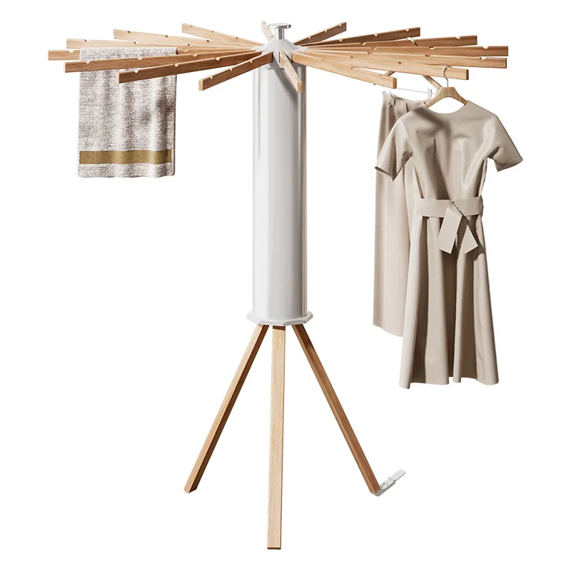 Floor drying rack, foldable balcony bedroom household solid wood invisible octopus drying rack
Floor drying rack, foldable balcony bedroom household solid wood invisible octopus drying rack