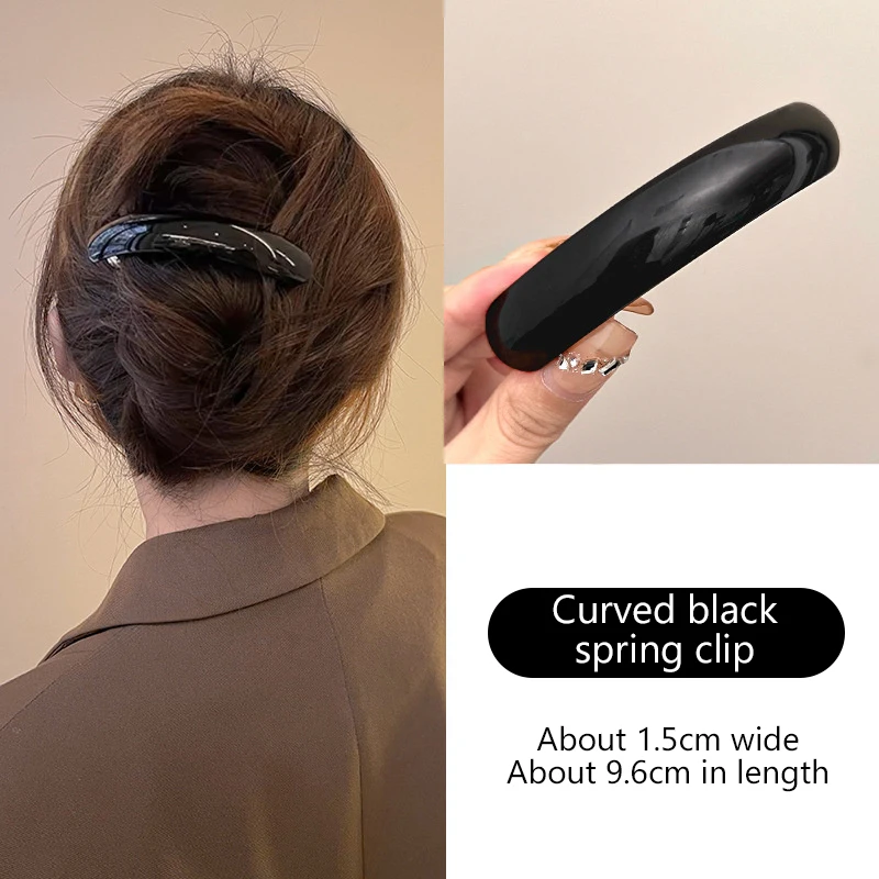 High Quality Chic Hair Clip Simple Spring Clip For Women Girls Large Hairpin Headwear Transparent Hair Accessories Gifts
High Quality Chic Hair Clip Simple Spring Clip For Women Girls Large Hairpin Headwear Transparent Hair Accessories Gifts