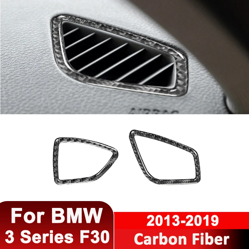 For BMW 3 Series F30 2013-2019 Carbon Fiber Car Dash Left Right Air Outlet Vent Trim Frame Decorative Sticker Auto Interior Part
For BMW 3 Series F30 2013-2019 Carbon Fiber Car Dash Left Right Air Outlet Vent Trim Frame Decorative Sticker Auto Interior Part