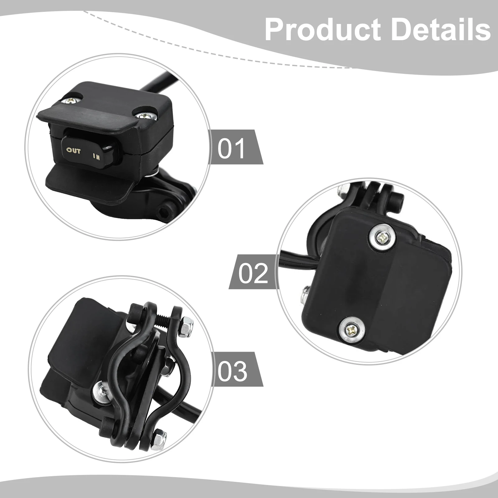 Motorcycle Parts Switch 12V ABS Handlebar Control Switch Rocker Control Line For Most 12V ATV/UTV Models High Quality
Motorcycle Parts Switch 12V ABS Handlebar Control Switch Rocker Control Line For Most 12V ATV/UTV Models High Quality