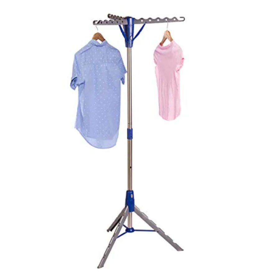 64-Inch Steel Tripod Clothes Drying Rack, Foldable Collapsible Laundry Stand with 3 Rotatable Arms, Holds 30 Hangers, Space-Sav
64-Inch Steel Tripod Clothes Drying Rack, Foldable Collapsible Laundry Stand with 3 Rotatable Arms, Holds 30 Hangers, Space-Sav