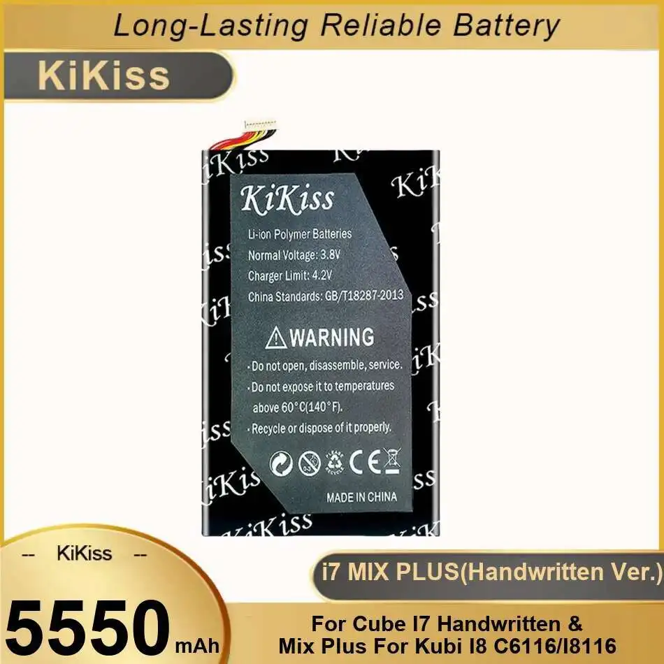 For Cube i7 Handwritten & Mix Plus For Kubi i8 C6116 I8116 Plus Handwritten Ver. Safe 5550mAh Laptop Battery
For Cube i7 Handwritten & Mix Plus For Kubi i8 C6116 I8116 Plus Handwritten Ver. Safe 5550mAh Laptop Battery
