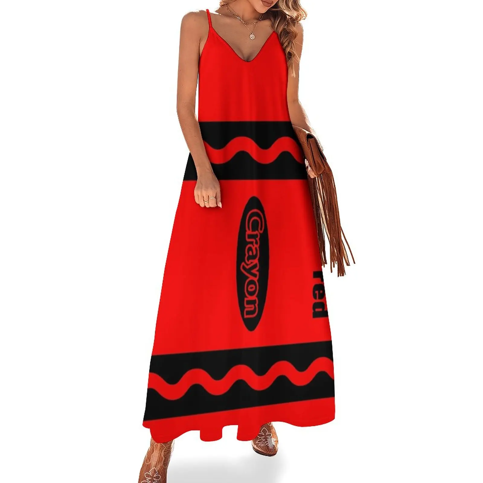 Red Crayon Box Halloween Party Group Costume Sleeveless Dress women's summer jumpsuit loose women's dress
Red Crayon Box Halloween Party Group Costume Sleeveless Dress women's summer jumpsuit loose women's dress
