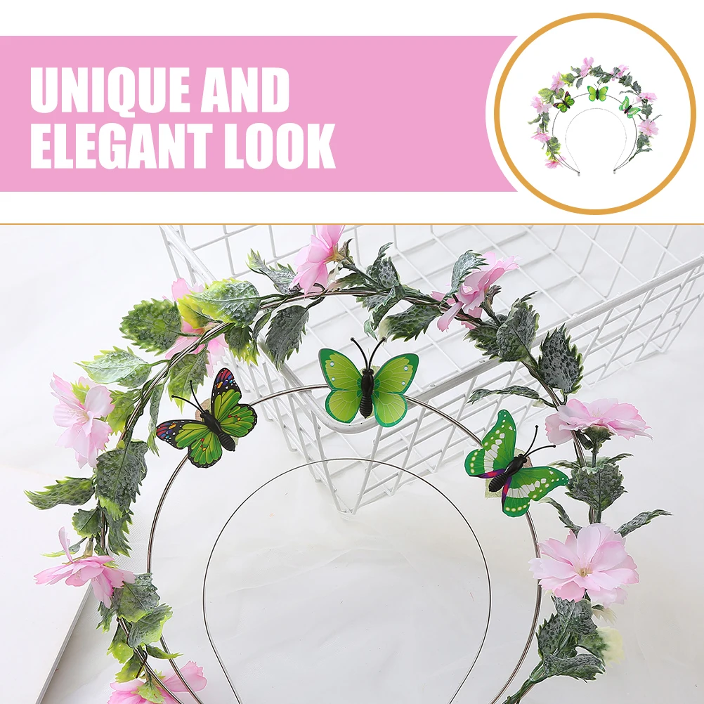 Flower Crown Wedding Hair Accessories Bridal Headb Fabric Tiara Flower Crown Carnival Headpieces Butterfly Layers
Flower Crown Wedding Hair Accessories Bridal Headb Fabric Tiara Flower Crown Carnival Headpieces Butterfly Layers