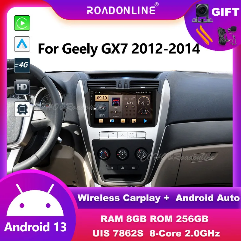 9"Android 13 For Geely GX7 2012 2013 2014 Android Car Radio Multimedia Video Player GPS Stereo CarPlay
9"Android 13 For Geely GX7 2012 2013 2014 Android Car Radio Multimedia Video Player GPS Stereo CarPlay