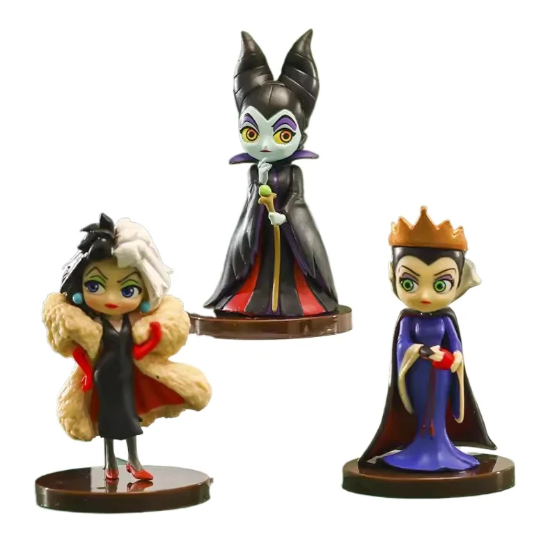3pcs/Set Q posket Maleficent Petit Villains Descendants 2 Cruella de Vil Queen Action Figure Model Toys for Xmas gift
3pcs/Set Q posket Maleficent Petit Villains Descendants 2 Cruella de Vil Queen Action Figure Model Toys for Xmas gift
