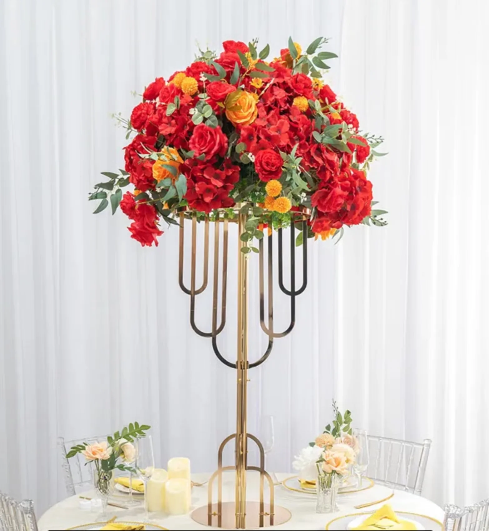 &c New Flower Table Centerpieces Stand Wedding Props Table Flower Stand Vase for Event Party Wedding Decoration
&c New Flower Table Centerpieces Stand Wedding Props Table Flower Stand Vase for Event Party Wedding Decoration